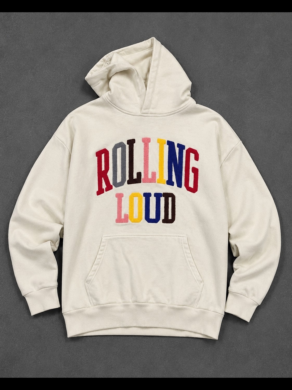 Rolling Loud Cream Multicolor Large Hoodie